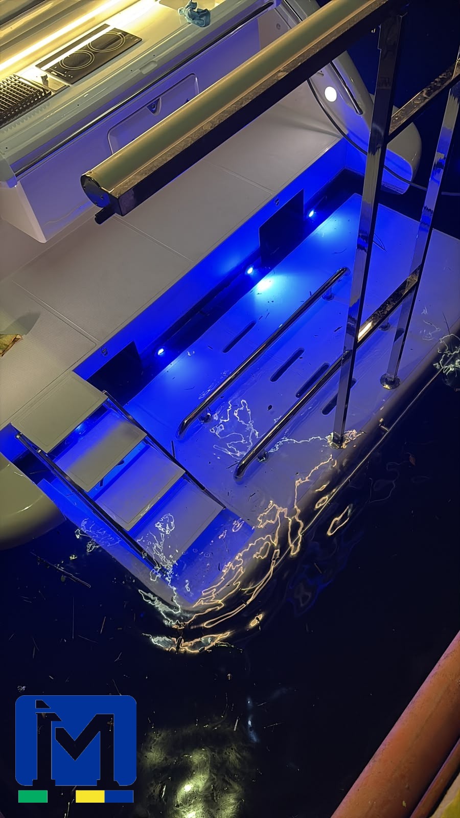 Serviço náutico executado pela Ideal Marine — Iluminação LED a bordo
