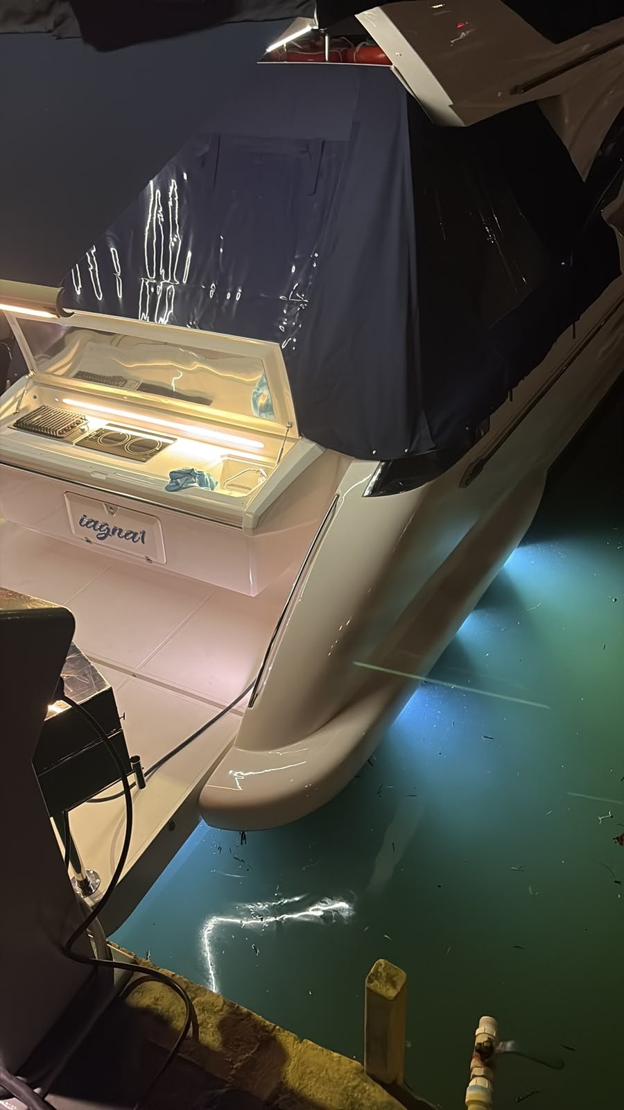 Serviço náutico executado pela Ideal Marine — Conforto e iluminação a bordo