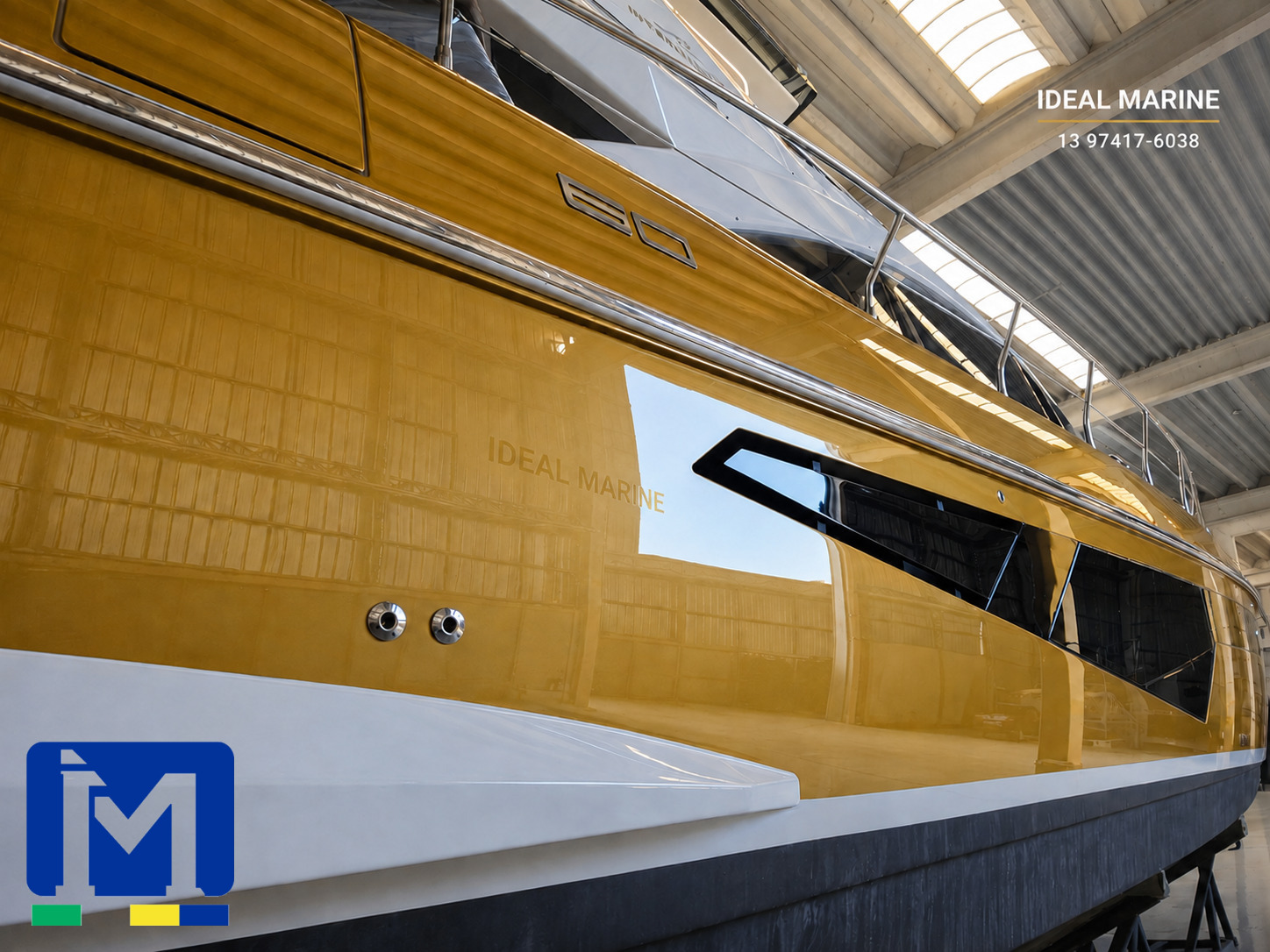 Serviço náutico executado pela Ideal Marine — Pintura náutica premium